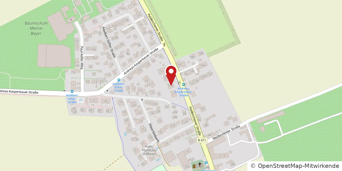 Karte: Feldkirchener Str. 51B, 85540 Haar